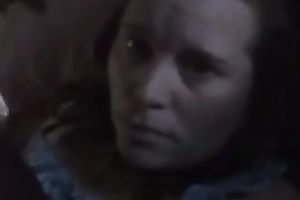 Shy hooker groans sweetly as I group-sex her in missionary position