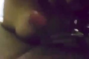 Dark haired Indian breasty hotwife was busy with giving head