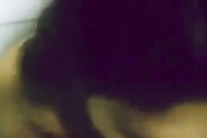 Dark haired Indian breasty hotwife was busy with giving head