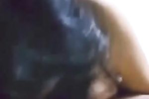 Dark haired Indian breasty hotwife was busy with giving head