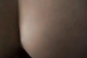 Curvy pale skin hottie on top of me rumbling on web camera