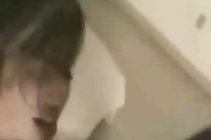My saucy short-haired sexpot sucks my BBC and acquires spunk flow
