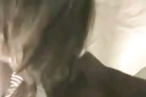 My saucy short-haired sexpot sucks my BBC and acquires spunk flow