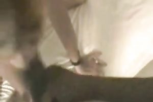 My saucy short-haired sexpot sucks my BBC and acquires spunk flow