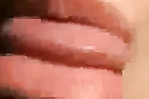 Charming nineteen years old girlfriend goes down on me engulfing my bulky knob