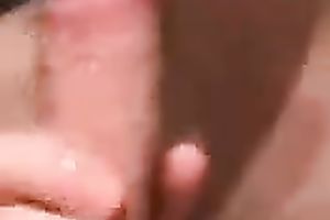 Charming nineteen years old girlfriend goes down on me engulfing my bulky knob