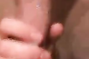 Charming nineteen years old girlfriend goes down on me engulfing my bulky knob