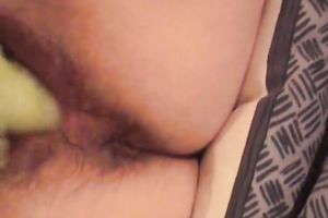 My French full figured aged black cock sluts pets her hairy slit with fancy sex toy