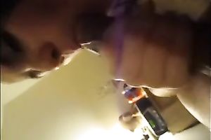 Wondrous black haired honey of mine just can't live without engulfing my beefy knob