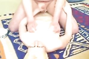 My hubby wanks his meaty pecker and wishes to jizz on my melons