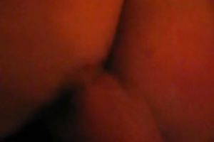 My big-bottomed girl shows her wazoo to me and lets me toy it