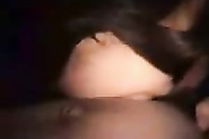 My yummy dark brown babe acquires her shaggy kitty nailed