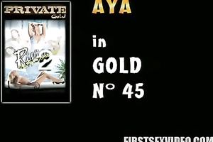 Redhead cute skank trying out steamy FFM trio with anal