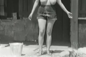 Full bosomed girlie with marvelous ballrooms starves for harsh hammering