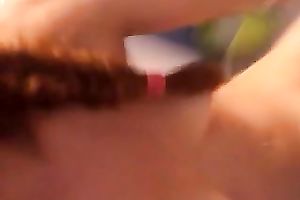 Tempting non-professional chick fingering her wet crack on cam with me