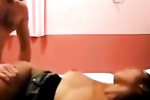 Exotic hottie groaning wild when I fuck her missionary style