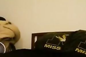 Busty brown skin college BBC slut with her black boyfriend