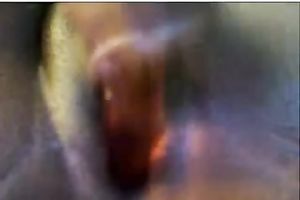 Big bottomed aged nerdy dark slutty wife played with her hungry twat on web camera