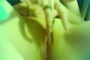 Beautiful miniature brunette hair masturbates for the 1st time