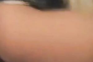 Light haired large breasted MILFie beauty was jerking off and engulfing my buddy