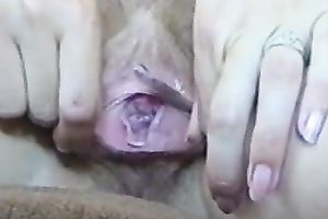 My short-haired girlfriend receives her desirous kitty rammed