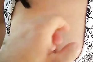 Attractive large boobed babe engulfing huge dong balls unfathomable