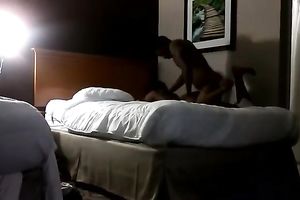 Kinda steamy and unforgettable missionary style sex on the bunk ottoman