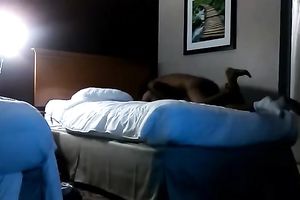 Kinda steamy and unforgettable missionary style sex on the bunk ottoman