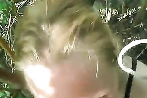 Auburn cute recent hotwife with flushing cheeks enjoyed engulfing lollicock