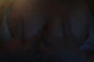 My large boobed cheating wife likes to squeeze her swollen nipps