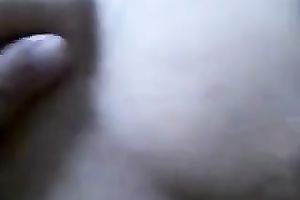 Fingering tight booty aperture of my torrid chick whilst that babe plays with firm clit