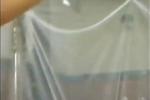 Blindfolded Mexican girlfriend eagerly blows my dong