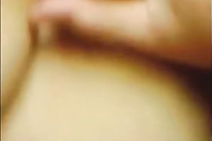 Blindfolded Mexican girlfriend eagerly blows my dong