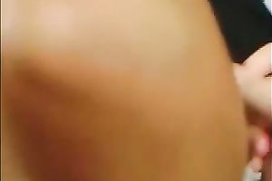 Blindfolded Mexican girlfriend eagerly blows my dong