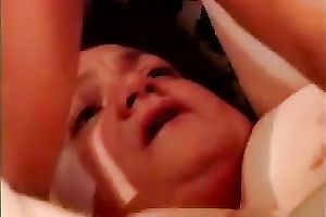 Black jerk loved to ream a moist loose cum-hole of super chubby woman