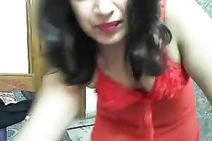Nasty and naughty Indian milf flashes her goodies on livecam