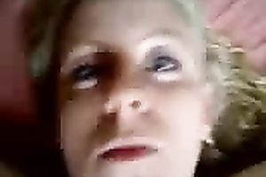 Enjoying lewd golden-haired Married slut of my neighbour in my bedroom