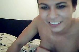 Sultry Asian girlfriend likes blowing my 10-Pounder on webcam