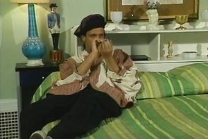 Cute golden-haired retro Married slut takes a spunk flow in the throat after sex