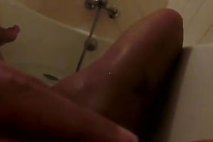 My ex-girlfriend made a consummate self taped movie of her bathroom solo