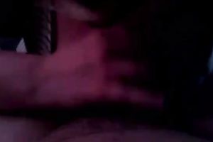 Sucking hard rod of a gracious juvenile dude while he makes an amateur vid of me