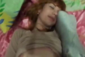 Amateur red haired ex-GF of mine loved being screwed missionary each day