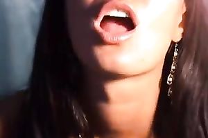 Slutty and bawdy floozy with admirable body lays in my room