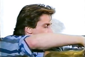 Busty babe got her bawdy cleft team-fucked indeed hard in her room