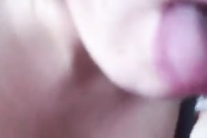 My large boobed horny white wife knows how to give excellent head