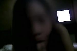 Blowjob from a sexy girlfriend of my buddy on POV tape