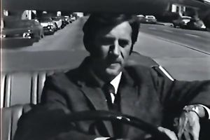 Dirty breasty sexy white floozy in dark and white porn episode