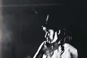 Dirty breasty sexy white floozy in dark and white porn episode