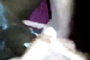 Jacking off my large dark 10-Pounder with my balls fastened up