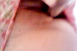 Awesome hot shower solo show performed by buxom glamorous sweetheart